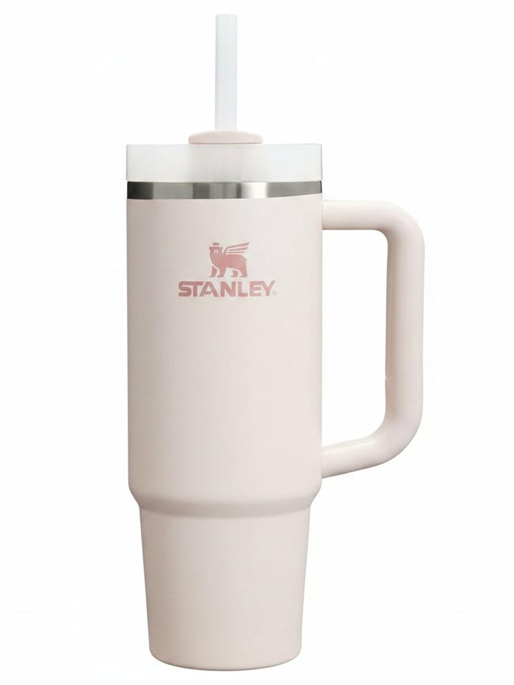 STANLEY Quencher H2.0 30oz Tumbler Rose Quartz | Handle Straw Insulated Cup